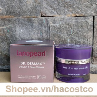 Kem Dưỡng  Lanopearl Dr. Dermax Ultra Lift & Relax Wrinkle 50ml Bio Peak giúp Chống Nhăn và Nâng Cơ Da