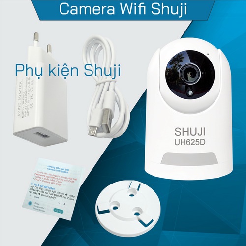 Camera Wifi SHUJI UH625D - 4.0MP cho hình ảnh nét đẹp gấp đôi Full HD1080 - Được phân phối Chính Hãng bởi Cty TNHH SHUJI