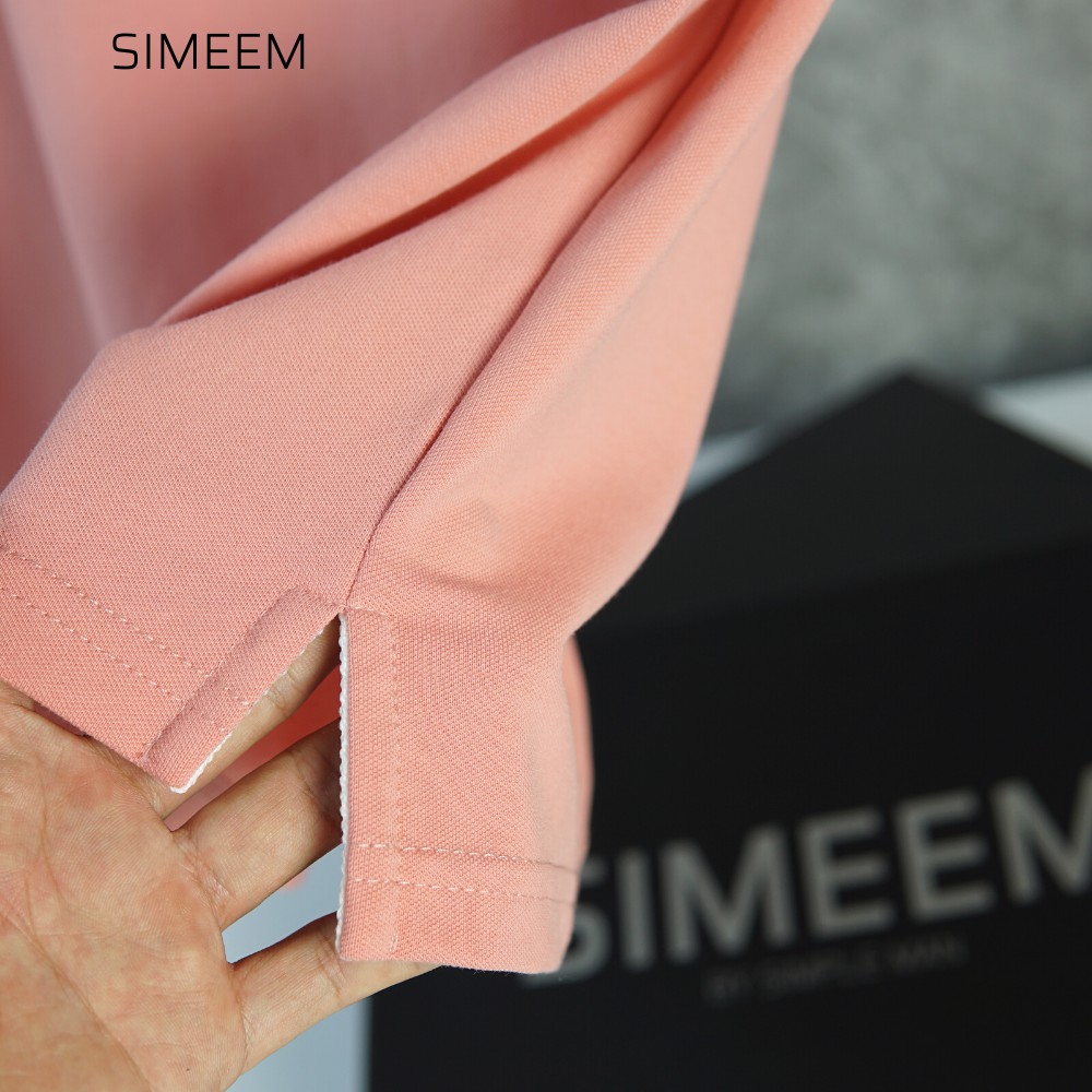 Áo thun Polo nam SIMEEM cổ sơmi thêu ngực vải CVC thoáng mát, hút mồ hôi 4 màu | BigBuy360 - bigbuy360.vn