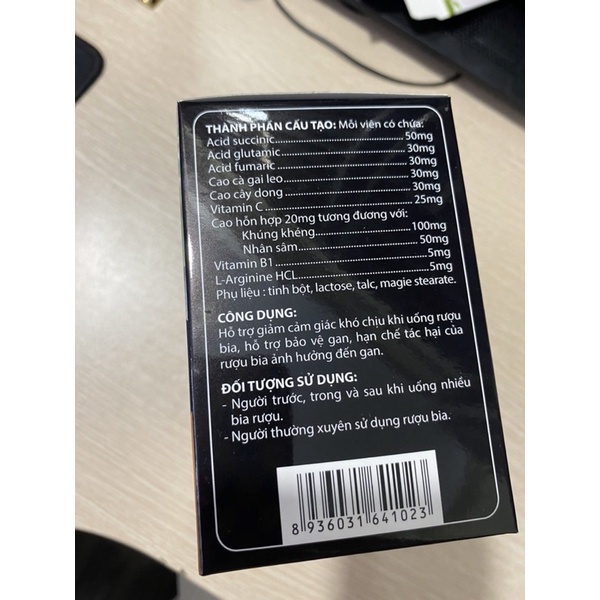 Viên giải rượu X-O hộp 10 vỉ x 4 viên - Hỗ trợ bảo vệ gan ,hạn chế tác hại của rượu bia WIN21 ,ME 21