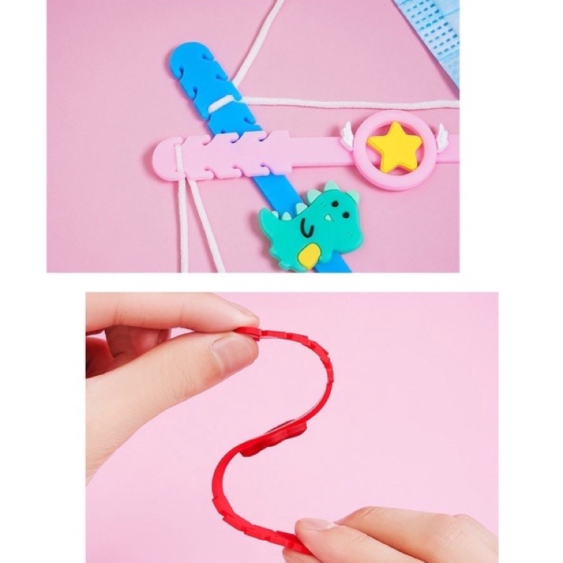 Móc Gắn Khẩu Trang Bằng Silicon Mềm Chống Trượt Có Thể Điều Chỉnh