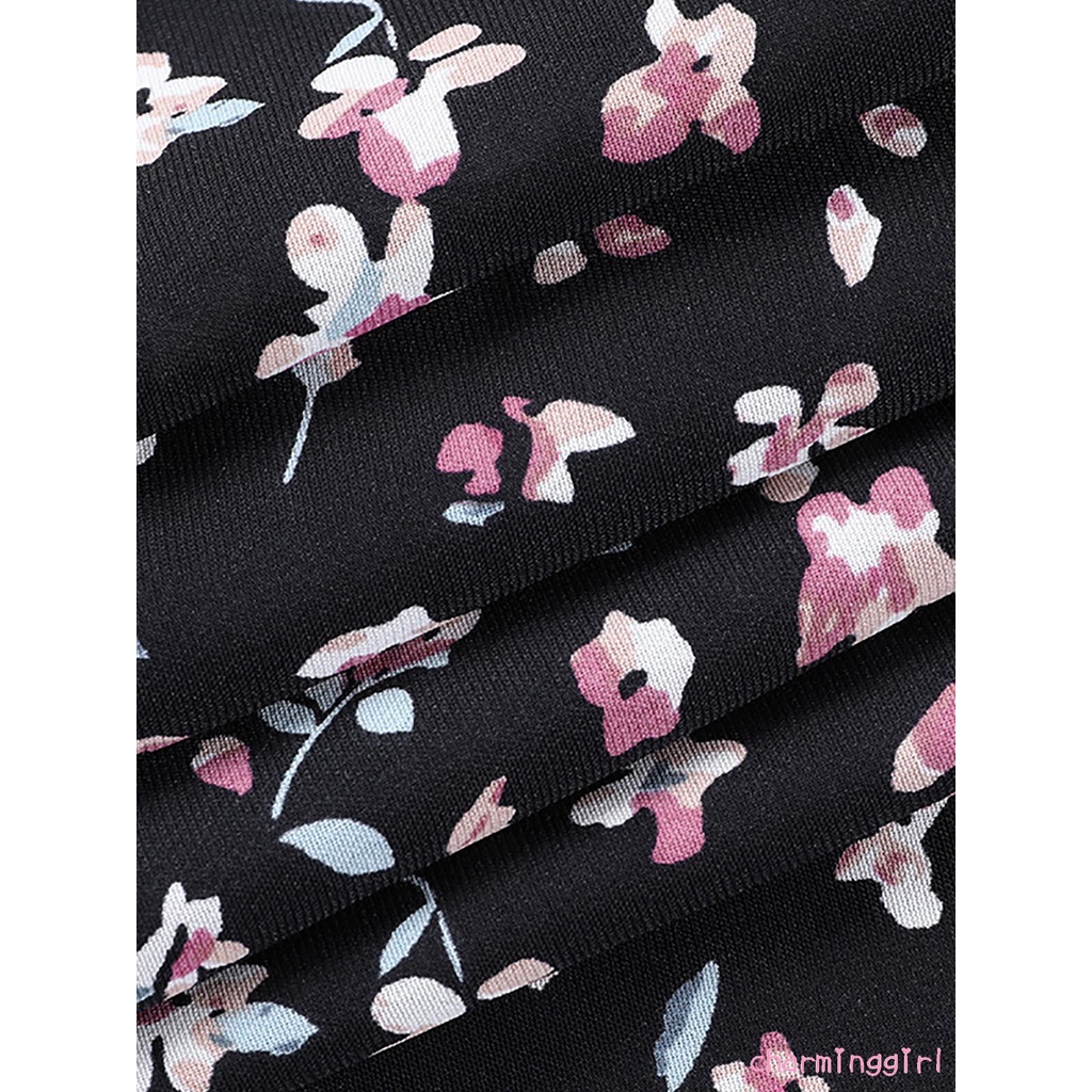 Đầm Hoa Không Tay Hở Lưng Gợi Cảm Dành Cho Nữ