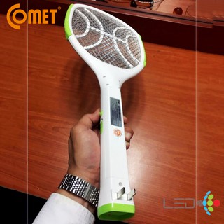 Vợt muỗi Comet CP038 3W (Trắng Xanh Lá)