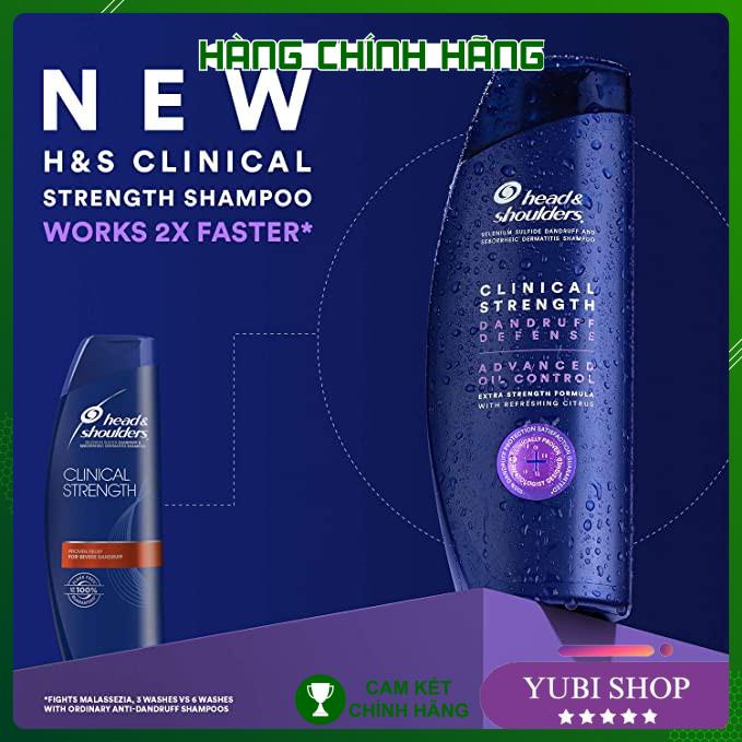 Dầu Gội Ngăn Ngừa Gàu Head &amp; Shoulder Chính Hãng - Dầu Gội Ngăn Ngừa Gàu Head &amp; Shoulder Clinical Strength - Mỹ  - Hot