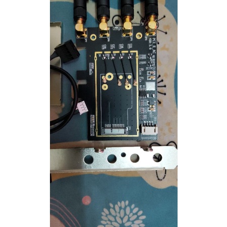 Adapter wifi cho card wifi bcm94360cd mới, loại 4anten dùng cho hackintosh, window