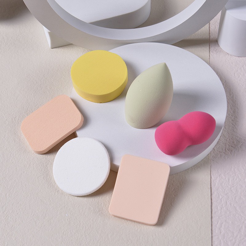 Set 6 Mút Trang Điểm Tán Phấn Cực Xinh Siêu Tiện Lợi ( Set 6)