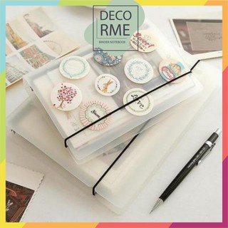 Bìa sổ còng A4 - A5 - B5 phụ kiện dùng làm sổ planner, bullet journal, Kingdecor