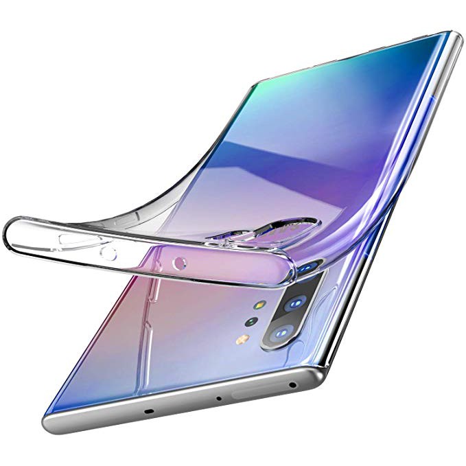 Ốp Samsung Note 10 Plus dẻo trong suốt