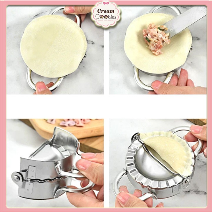 Khuôn Làm Bánh Xếp, Há Cảo, Sủi Cảo Inox 304