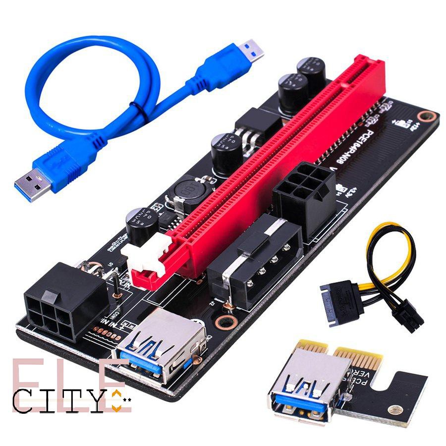 Bộ phụ kiện mở rộng PCI-E 16X / cáp nối dài 009S USB 3.0 dành cho card đồ họa chuyên dụng