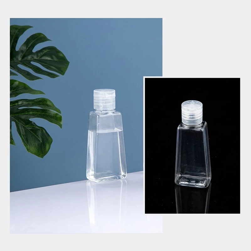 Chai Nhựa Rỗng Trong Suốt Hình Thang Dung Tích 30ml / 60ml Đựng Nước Rửa Tay Tiện Dụng
