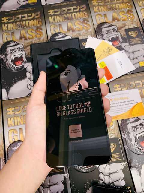 Kính Cường Lực iPhone hộp sắt KingKong WK 3D Full Màn hình | WebRaoVat - webraovat.net.vn