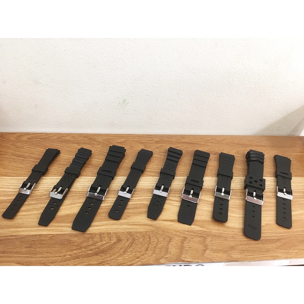 Dây đeo cao su chống nước cho đồng hồ Casio F94 F91 F200 F201 MW240 LA670 LA680 A158,...