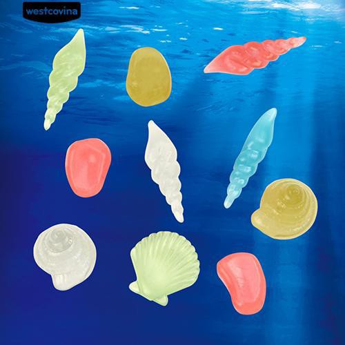 Đá Phát Sáng Hình Vỏ Sò , Sao Biển Trang Trí Bể Cá
