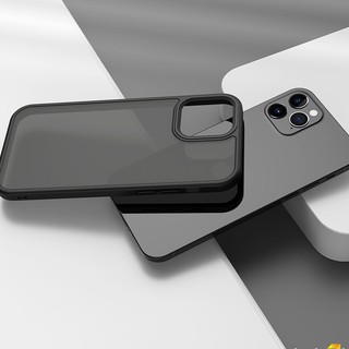 Ốp Lưng Nhám Rock Guard Pro Viền Màu Iphone 12 Pro Max/ 12/12 Pro Chính hãng