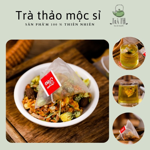 trà kim ngân hoa cúc mát gan dễ ngủ trà thảo mộc sỉ 1 gói dùng thử