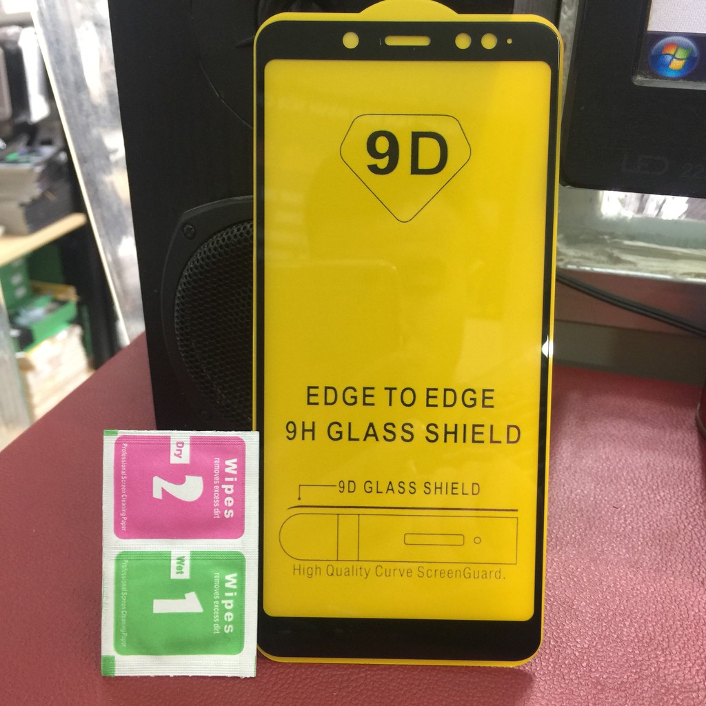 [Giá Rẻ Vô Địch] Xiaomi Redmi Note 5 Pro - Kính Cường Lực 9D Full Màn Hình[Ảnh thật]