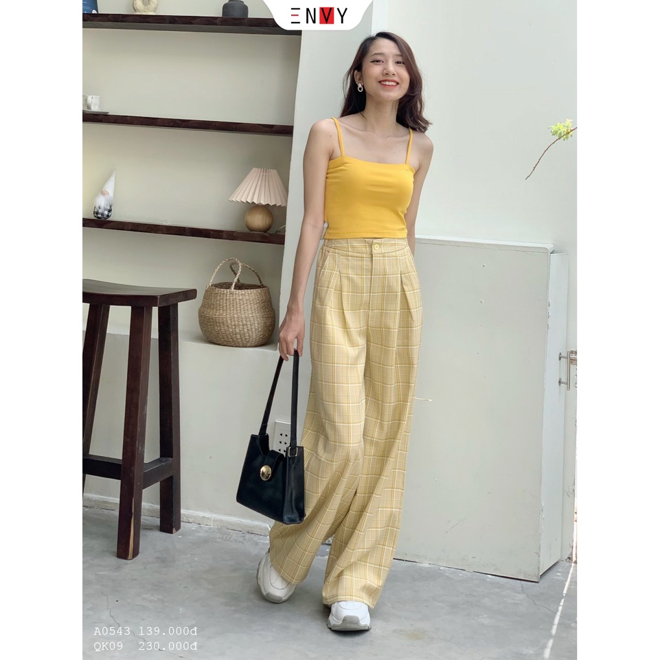 Áo Hai Dây Nữ Croptop Thun Borip ENVY - A0543