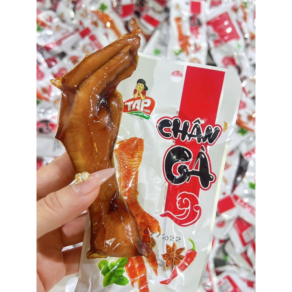 Chân Gà Cay Vị Việt Nam Size To 50g  - Ăn Vặt Bom Bom