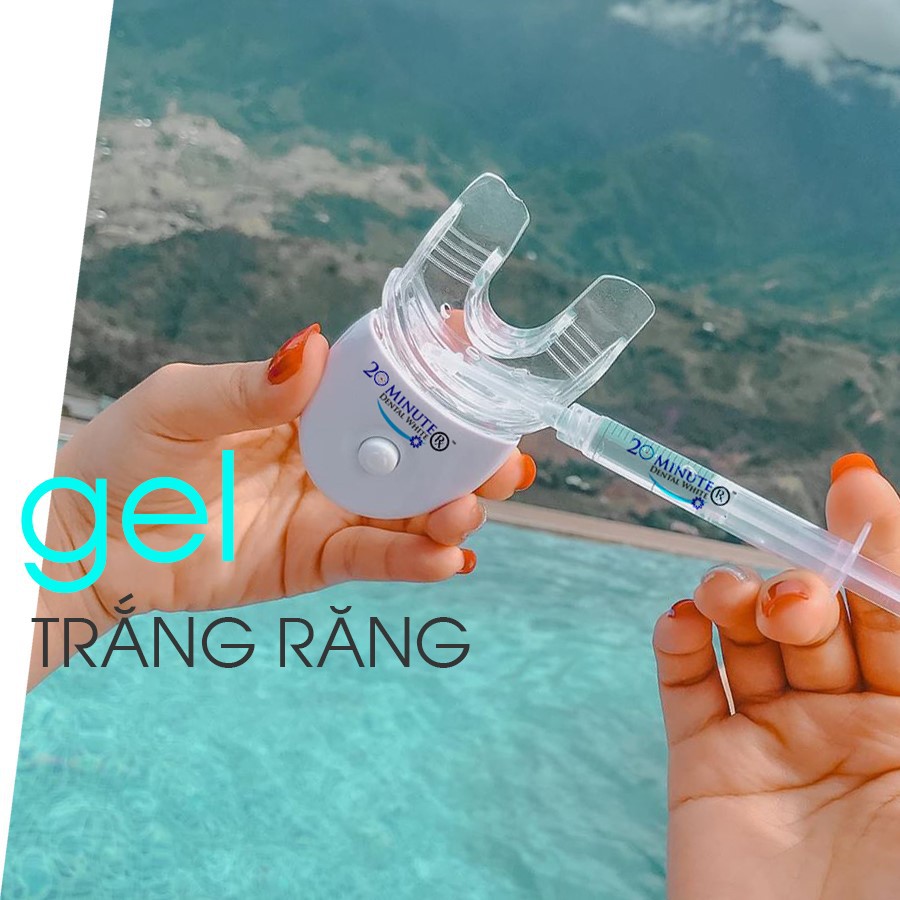 Bộ Kit Làm Trắng Răng Smilee 20 Minute không ê buốt, tẩy trắng răng nhanh chỉ với 20 phút mỗi ngày an toàn cho sức khỏe