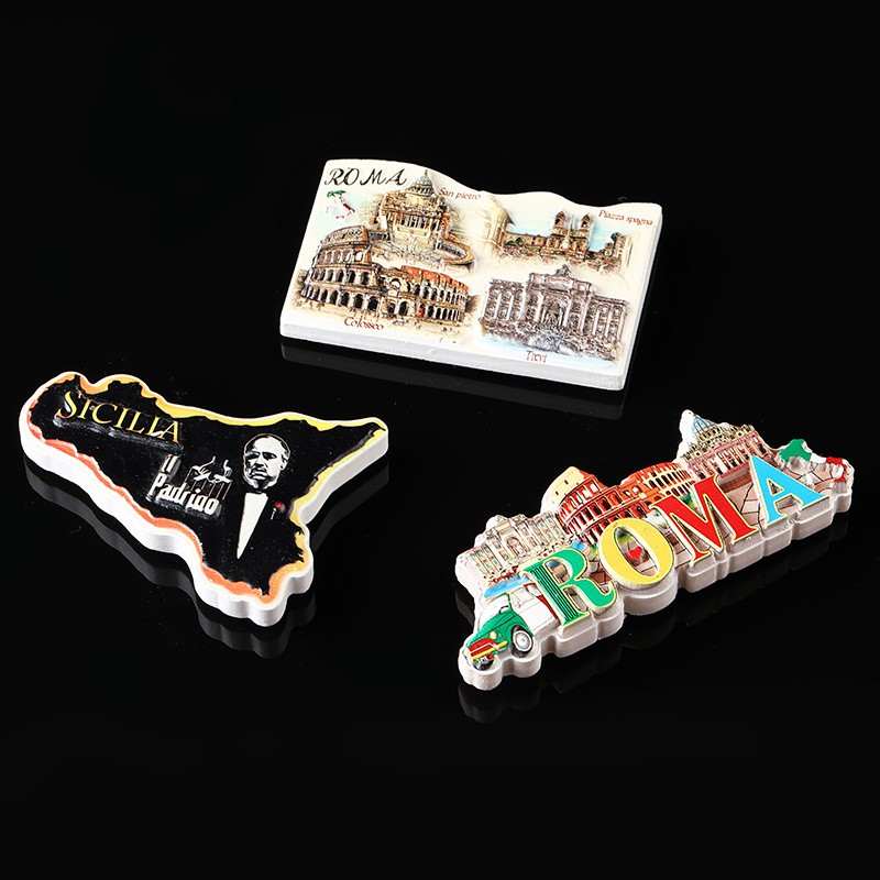 Nam Châm Dán Tủ Lạnh Trang Trí Nhà Bếp Du Lịch Cá Nhân Hóa