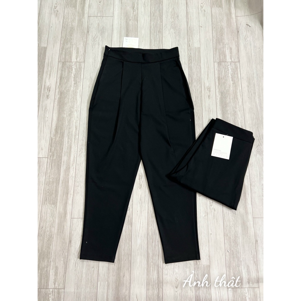 Quần vải Baggy umi hàn l1,đảm bảo không cắn,không xù,lên from chuẩn-Minxy shop