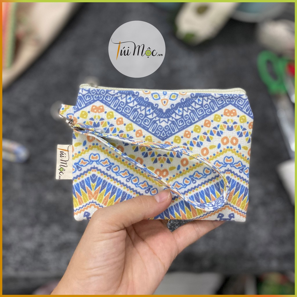 [Có VIDEO] [FREESHIP❤️] Ví cầm tay nhỏ nhắn, xinh xắn - Hàng độc quyền may Handmade bằng vải Canvas!