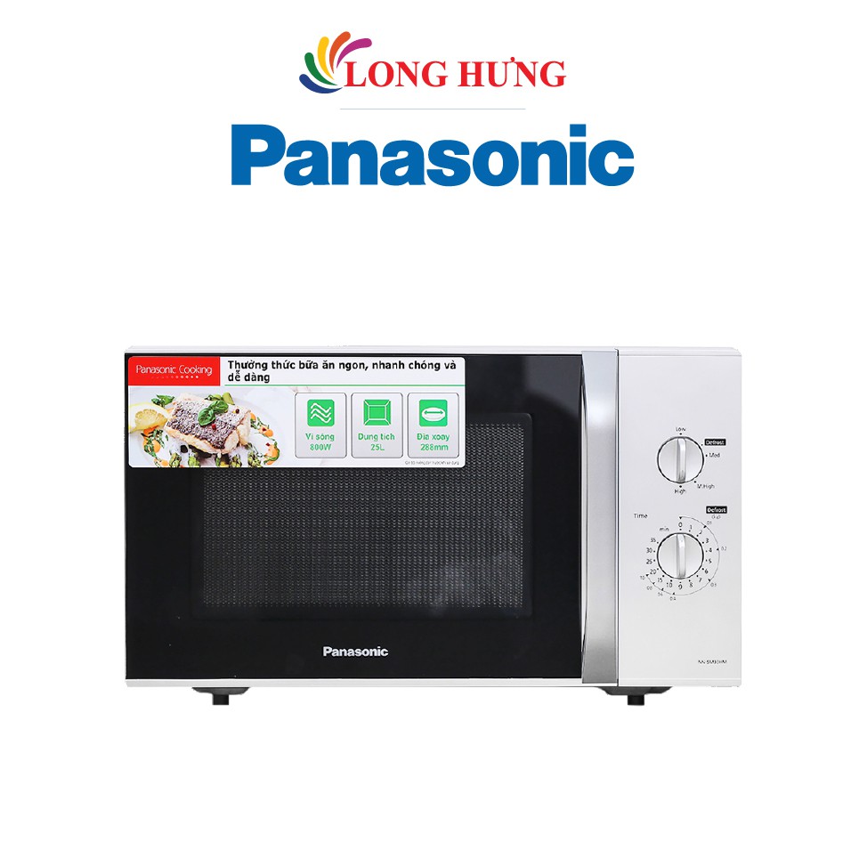 [Mã ELMALL300 giảm 7% đơn 500K] Lò vi sóng Panasonic 25 lít NN-SM33HMYUE - Hàng chính hãng