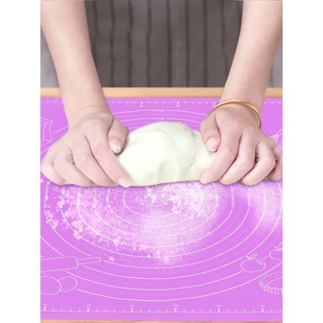 Tấm nhào bột / Thảm nhào bột silicon 40*50 cm màu ngẫu nhiên