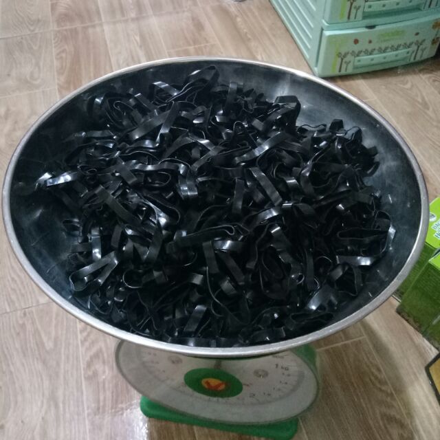 Dây chun buộc tóc ( màu đen , loại to )