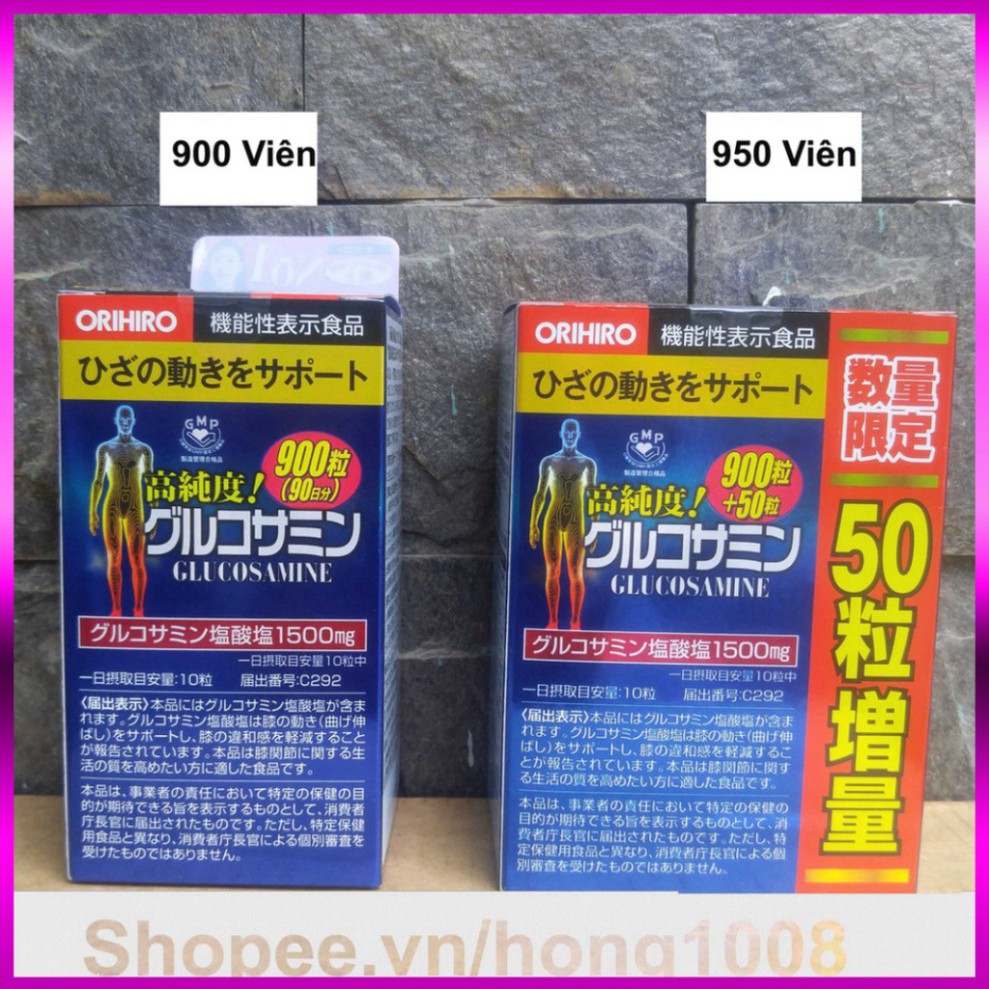 HÓT SALE 70% Viên Uống Glucosamine Orihiro 1500mg Của Nhật 900 viên , 950 viên - Glucosamin 900 950 HÓT SALE 70%