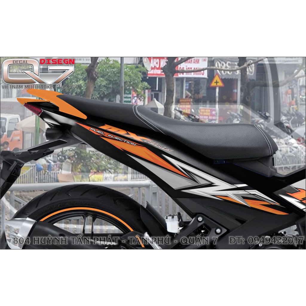 TEM RỜI EXCITER 150 CAM ĐEN