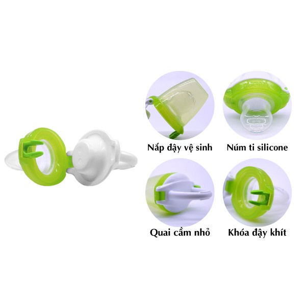 Túi tập nhai ăn dặm silicone Munchkin chịu nhiệt tốt