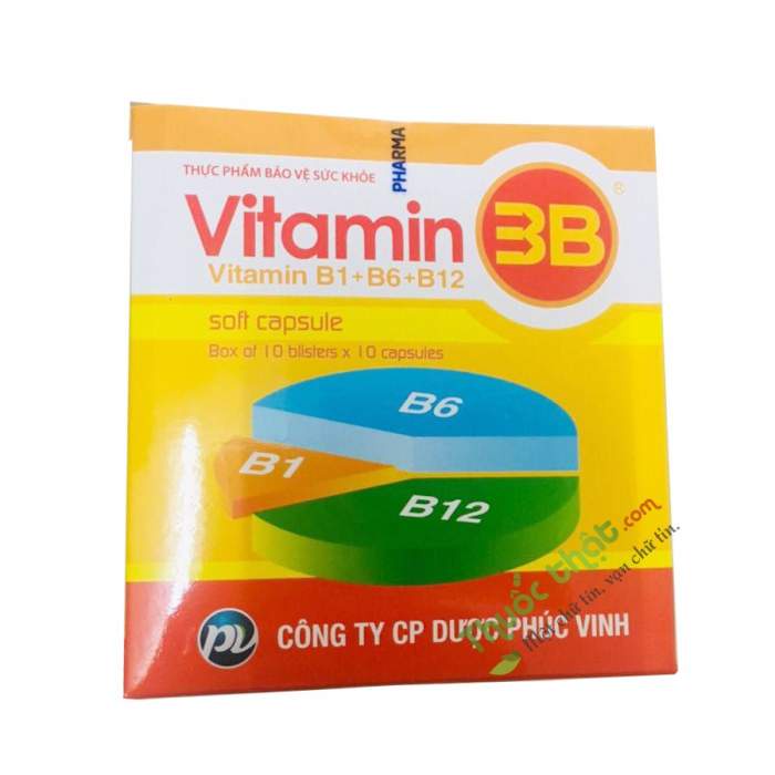 Vitamin 3B Gold PV - Giúp Bổ Sung Vitamin Nhóm B B1+B6+B12 Hiệu Quả