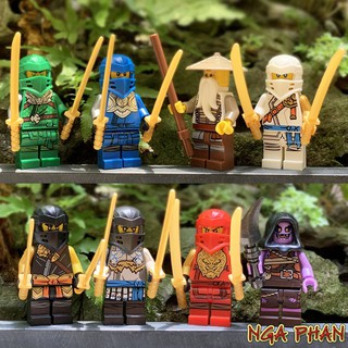 Bộ 8 Ninja Siêu Đỉnh Ninjago Đồ Chơi Xếp Hình Lắp Ráp