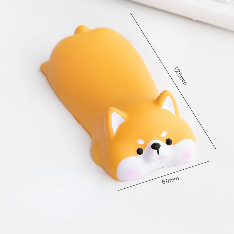 Đệm Lót Chuột Bằng Silicon Mềm 3D Hoạt Hình Dễ Thương Thoải Mái Chống Trượt Có Đệm Cổ Tay