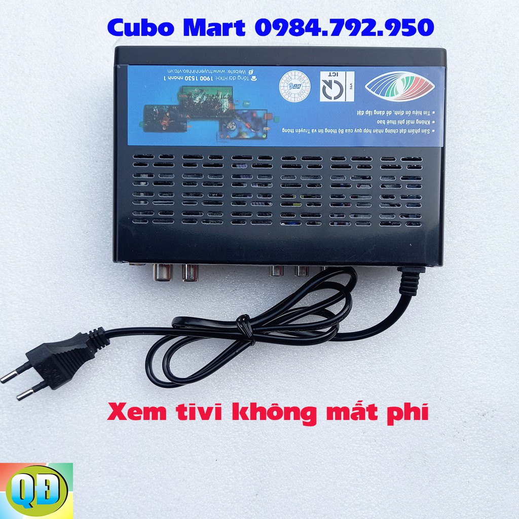 [Free Ship] Đầu Thu Truyền Hình Số Mặt Đất DVB T2  VTX T201 - Cubo Mart