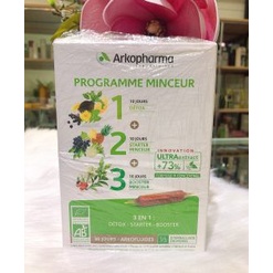 THẢI ĐỘC GAN THẬN DA  ARKOPHARMA PROGRAMME DETOX 30 ỐNG PHÁP