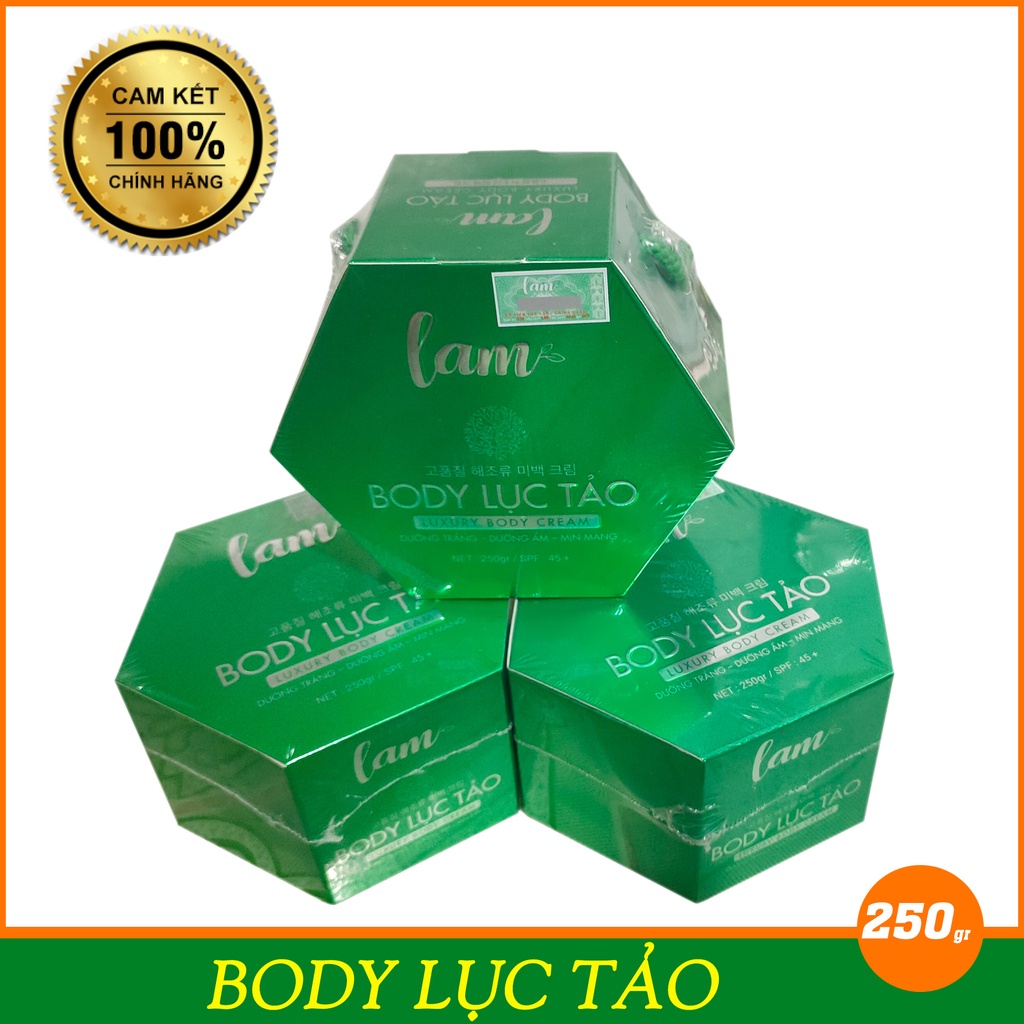 Kem Body Dưỡng Trắng Da Lục Tảo LAM SPF45+