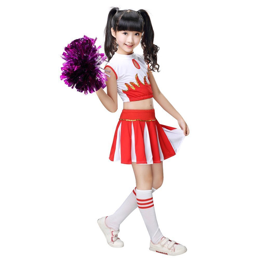 Bộ Đồng Phục Đội Cổ Động Xinh Xắn Cho Bé Gái