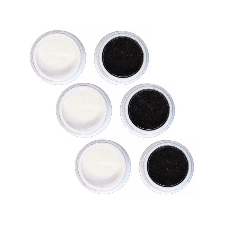 Nhũ Rắc Kim Cương Đen,trắng,hũ Rắc Tinh Thể Kim Cương Mịn,phụ Kiện Trang Trí Nail