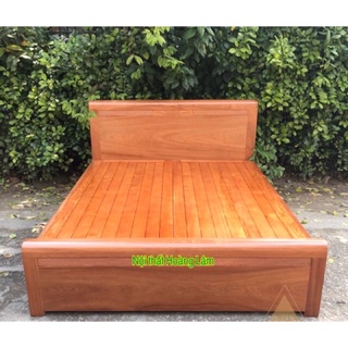Giường gỗ xoan đào giát phản đủ cỡ