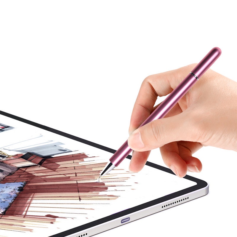Bút Cảm Ứng Đầu Mỏng 2 Trong 1 Cho Iphone Samsung Android Tablet