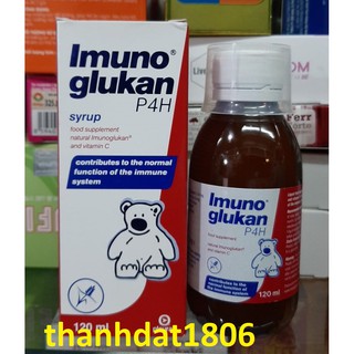 imuno glukan p4h tăng cường sức đề kháng cho trẻ imunoglukan chai 120ml