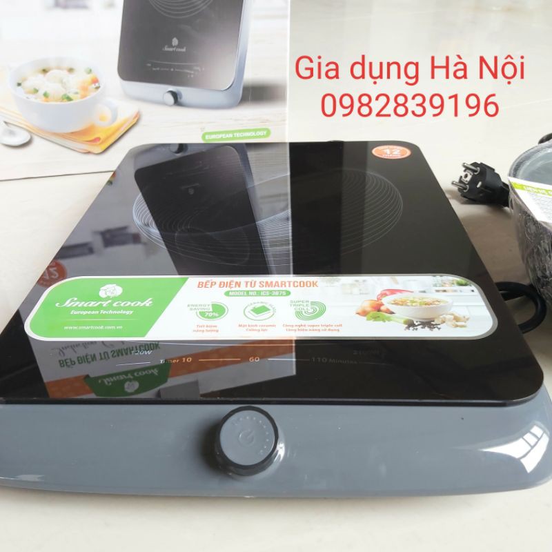  VOLUME ĐIỀU KHIỂN VÔ CỰC MỚI 2020, BẾP TỪ ELMICH SMARTCOOK 3875, 2100W, TẶNG KÈM NỒI LẨU