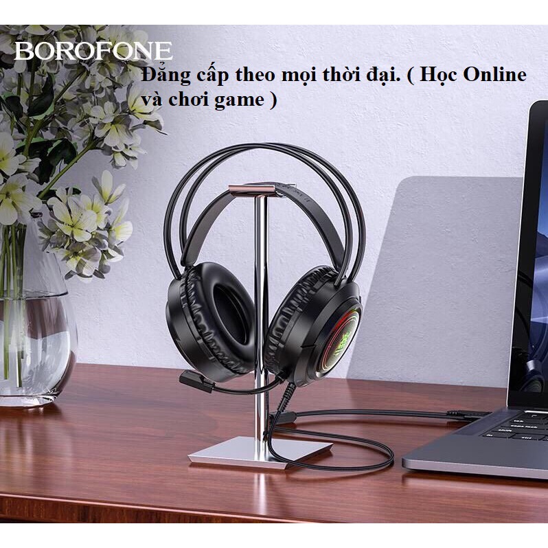 Tai Nghe Máy tính Chụp tai Chơi game có míc Tai Siêu Bass Bo103