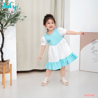 [25.6 GIẢM 40K ĐƠN 299K] Váy cho bé gái ILABY thiết kế đuôi cá phối màu [10IG01400521]