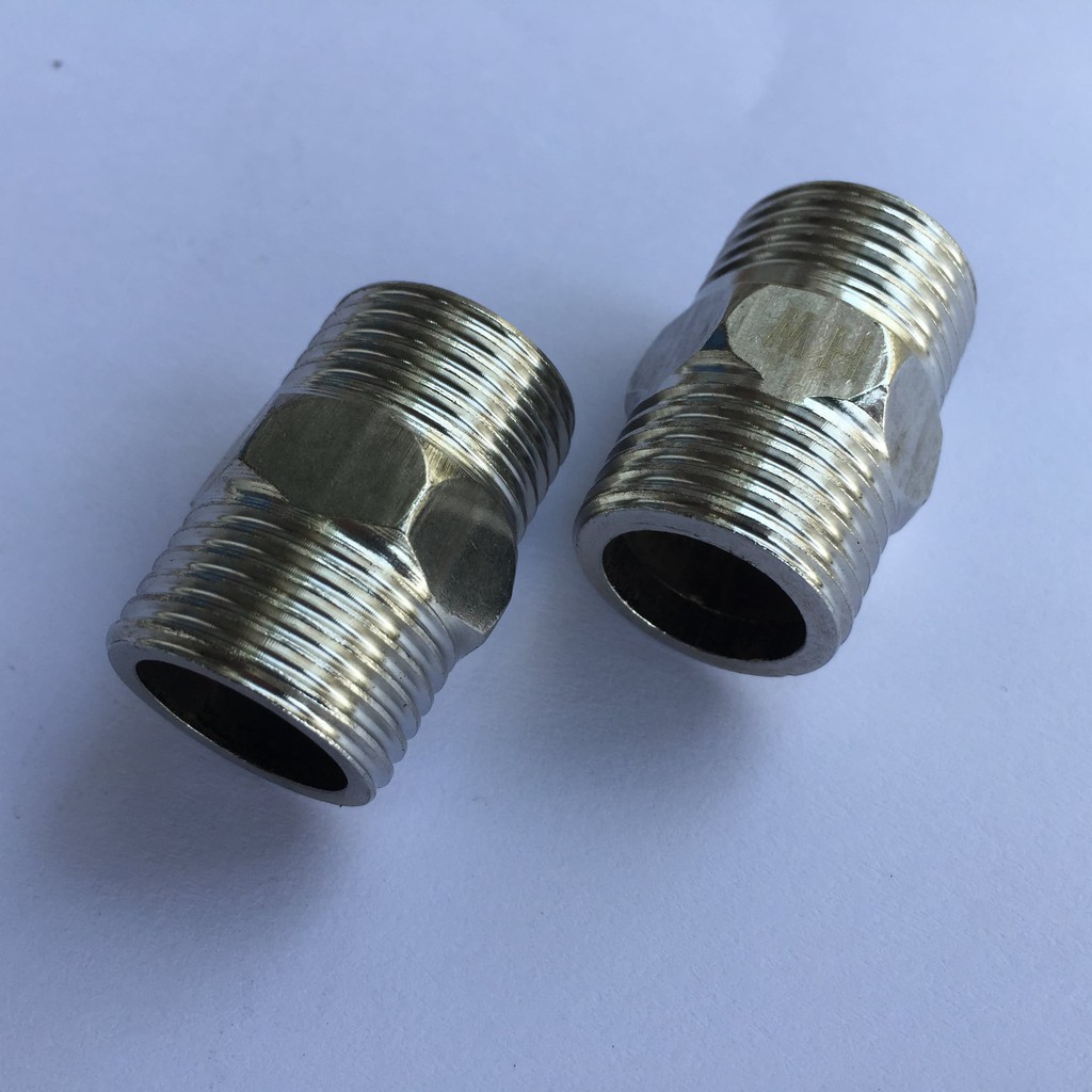 2 chiếc kép inox 304 ren ngoài 21mm