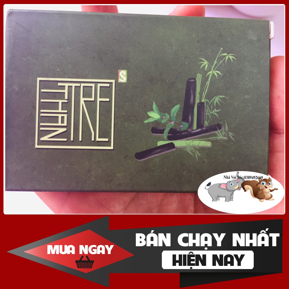 [Chính Hãng] Xà Bông Than Tre Hoạt Tính Bạc Hà - Xà Bông Than Tre Hương Bạc Hà Sạch Mát Da, Ngừa Mụn, Sát Khuẩn (100gr)