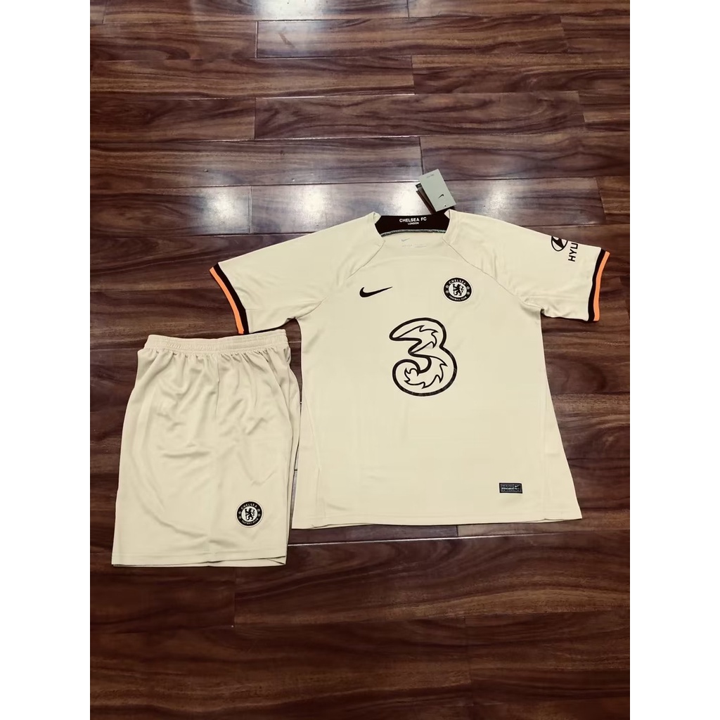 Bộ Quần Áo Bóng Đá Màu Vàng Đội Tuyển Chelsea Mùa Giải 2022-2023 Size S-2XL